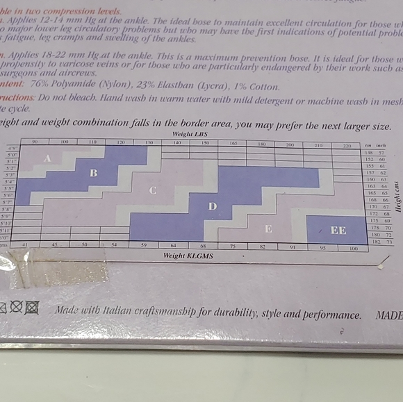 Rockers by Cherokee Medically Correct Pantyhose  - Picture 3 of 6